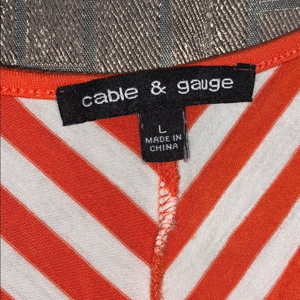 Cable & Gage V-Neck View 2